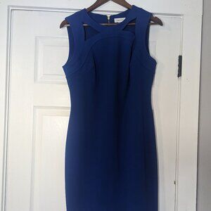 Blue Sheath Dress